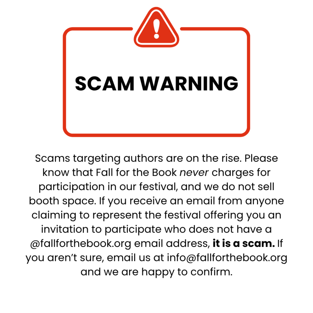warning to authors about scam emails to authors